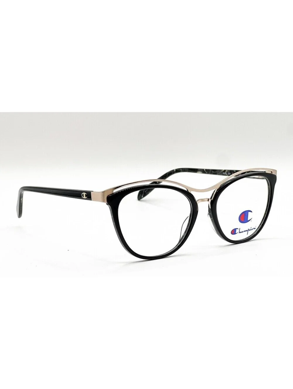 Champion Nadi C01 Black Rectangle Authentic Eyeglass Frames 54-18-137